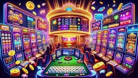 Slot online and table games section in 5jl login casino